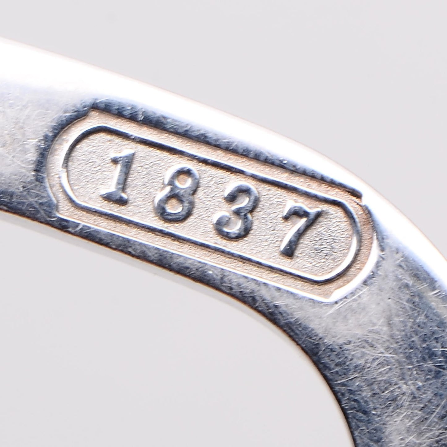 Sterling Silver 1837 Square Bangle Bracelet