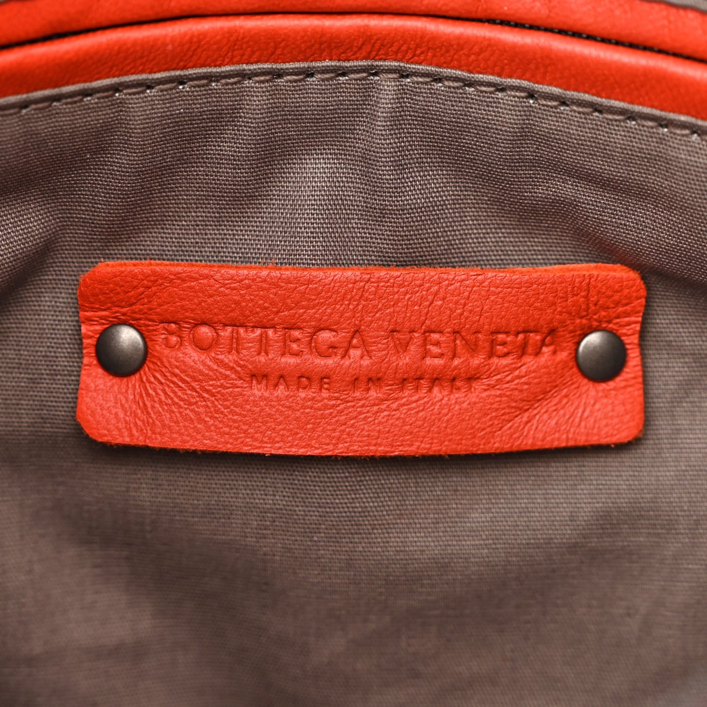 Nappa Intrecciato Small Camera Bag Terracota