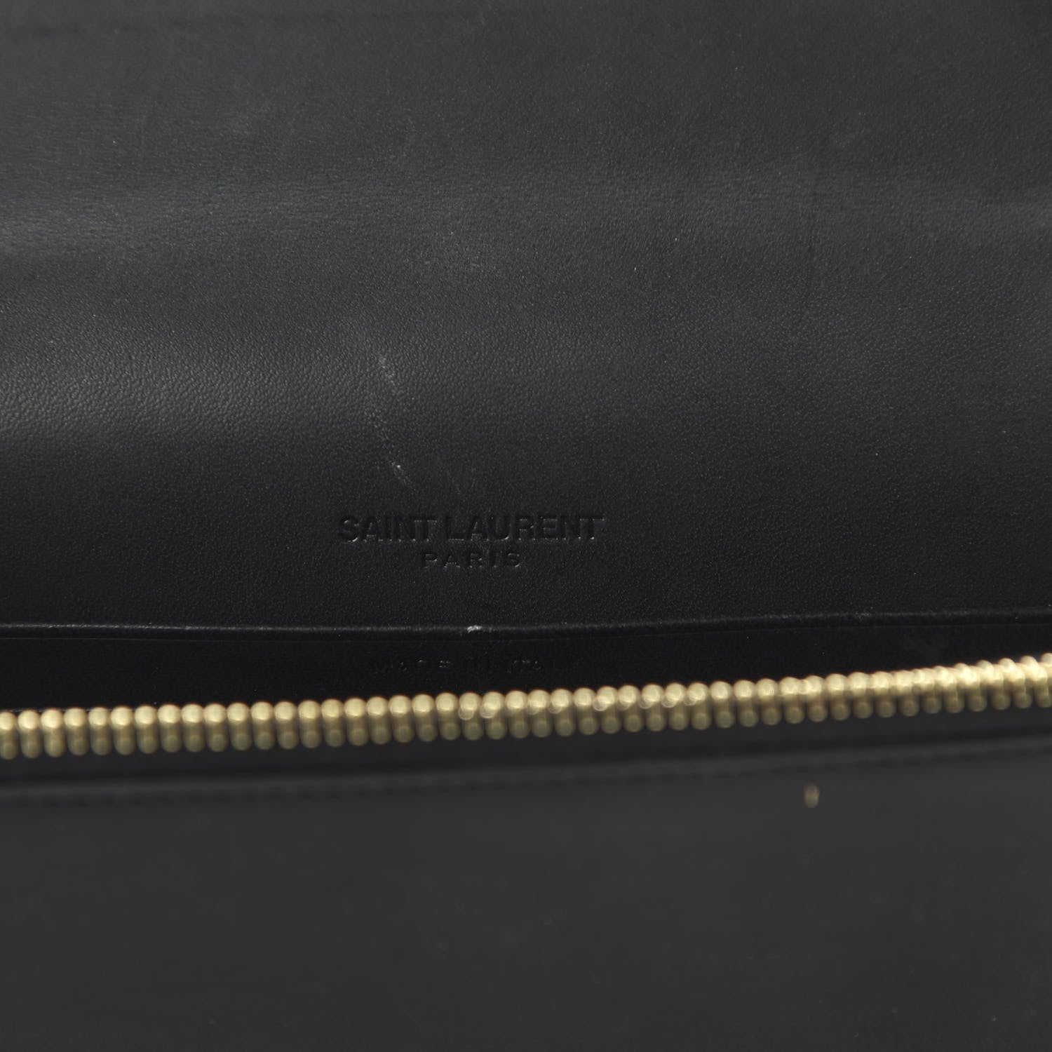 Saint Laurent Pony Hair Leopard Print Classic Monogram Kate Tassel Chain Wallet Black 8 of 9