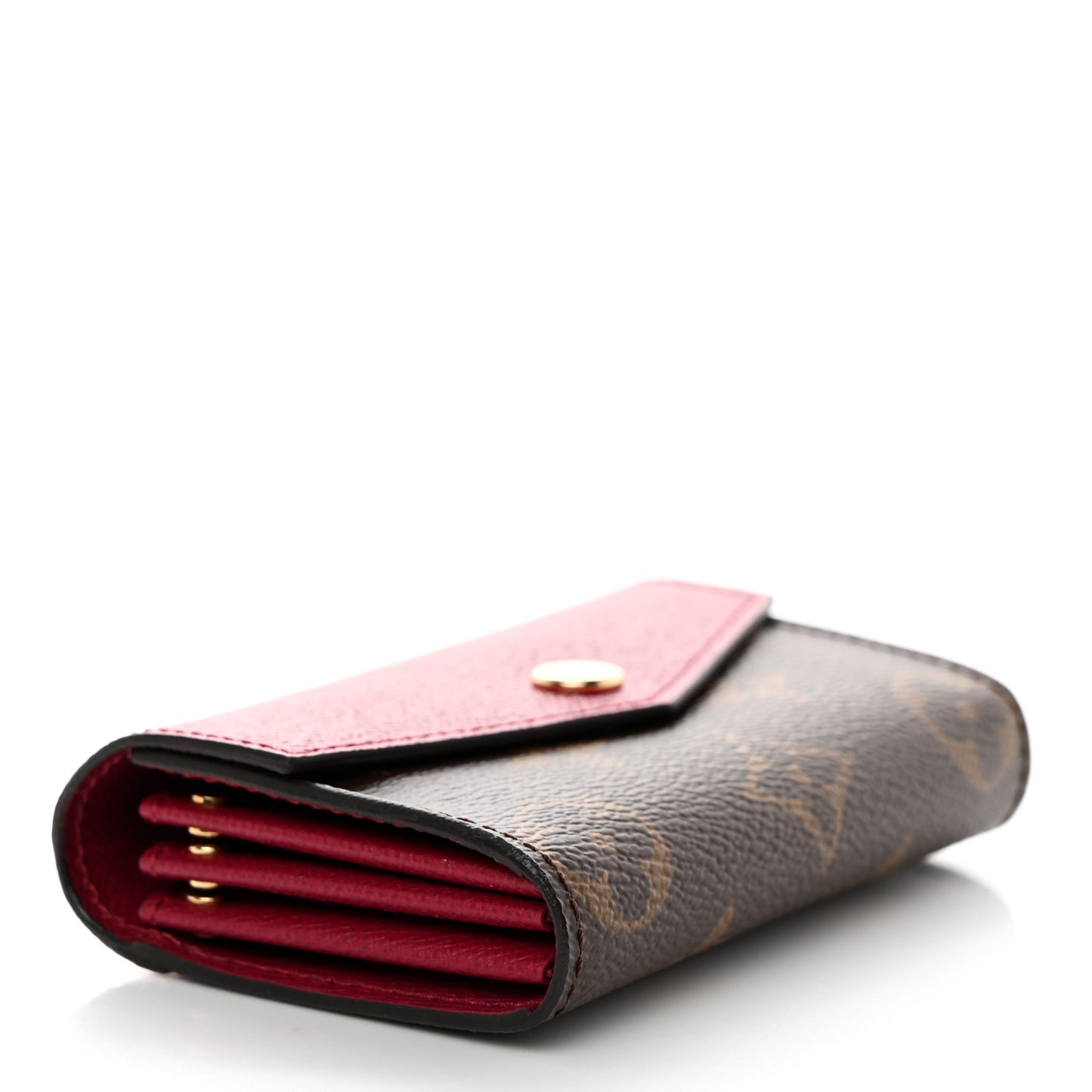 LOUIS VUITTON Monogram Sarah Multicartes Fuchsia