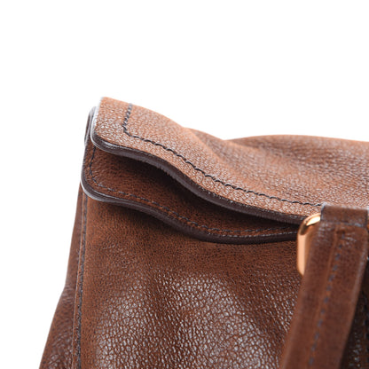 Prada Cervo Antik Easy A Foldover Pushlock Satchel Bruciato 13 of 15