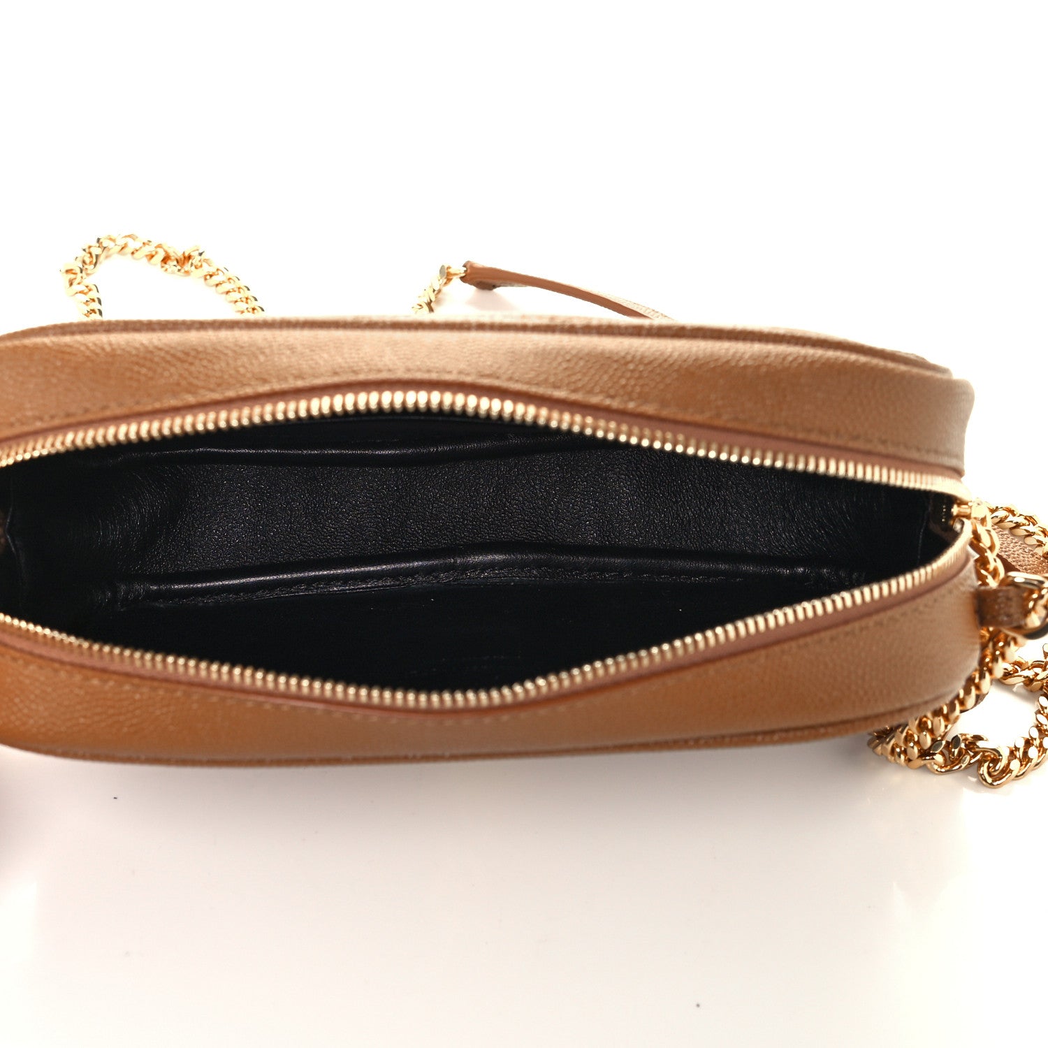Saint Laurent Grain De Poudre Matelasse Monogram Mini Lou Camera Bag Dark Natural 5 of 10