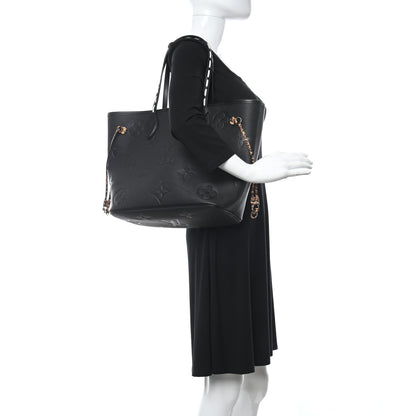 Louis Vuitton Empreinte Monogram Giant Wild At Heart Neverfull MM Black 2 of 11