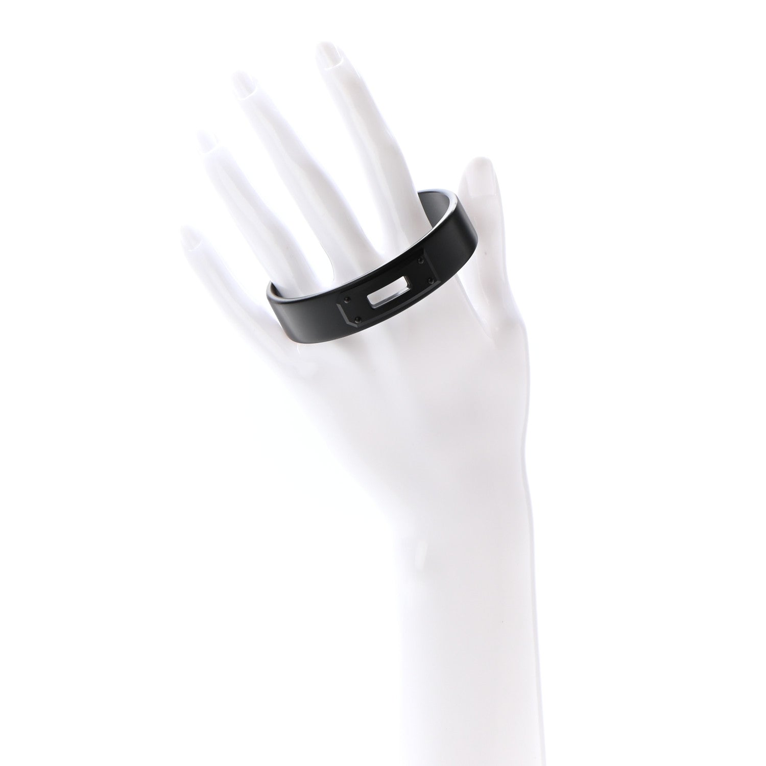 Hermes Aluminium Kelly Bracelet T5 So Black 2 of 4