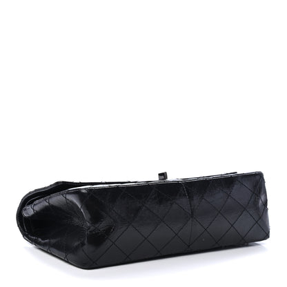 Chanel Glazed Calfskin Quilted 2.55 Reissue 226 Flap So Black 3 of 6