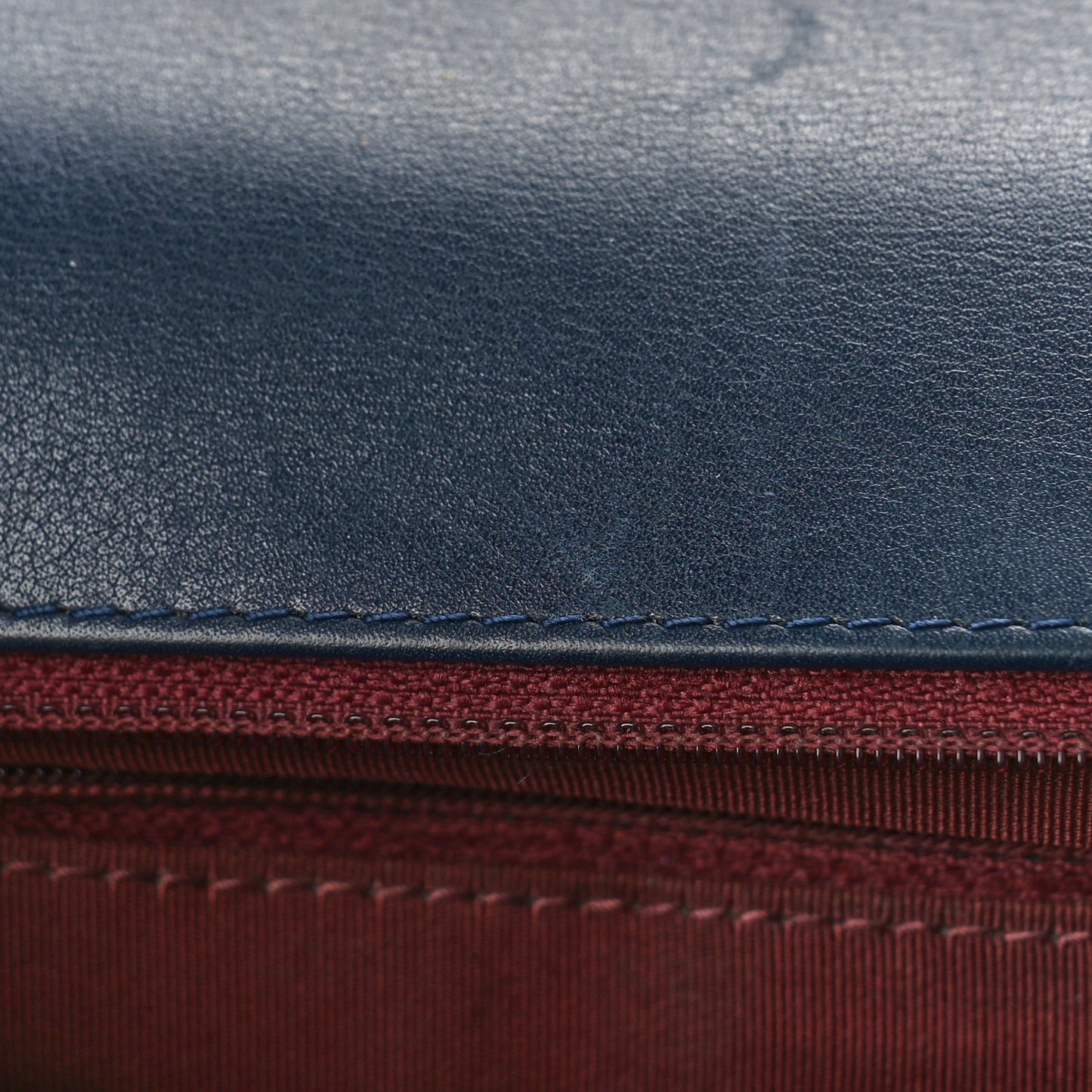 Velvet Tweed Quilted New Medium Boy Flap Dark Navy Blue