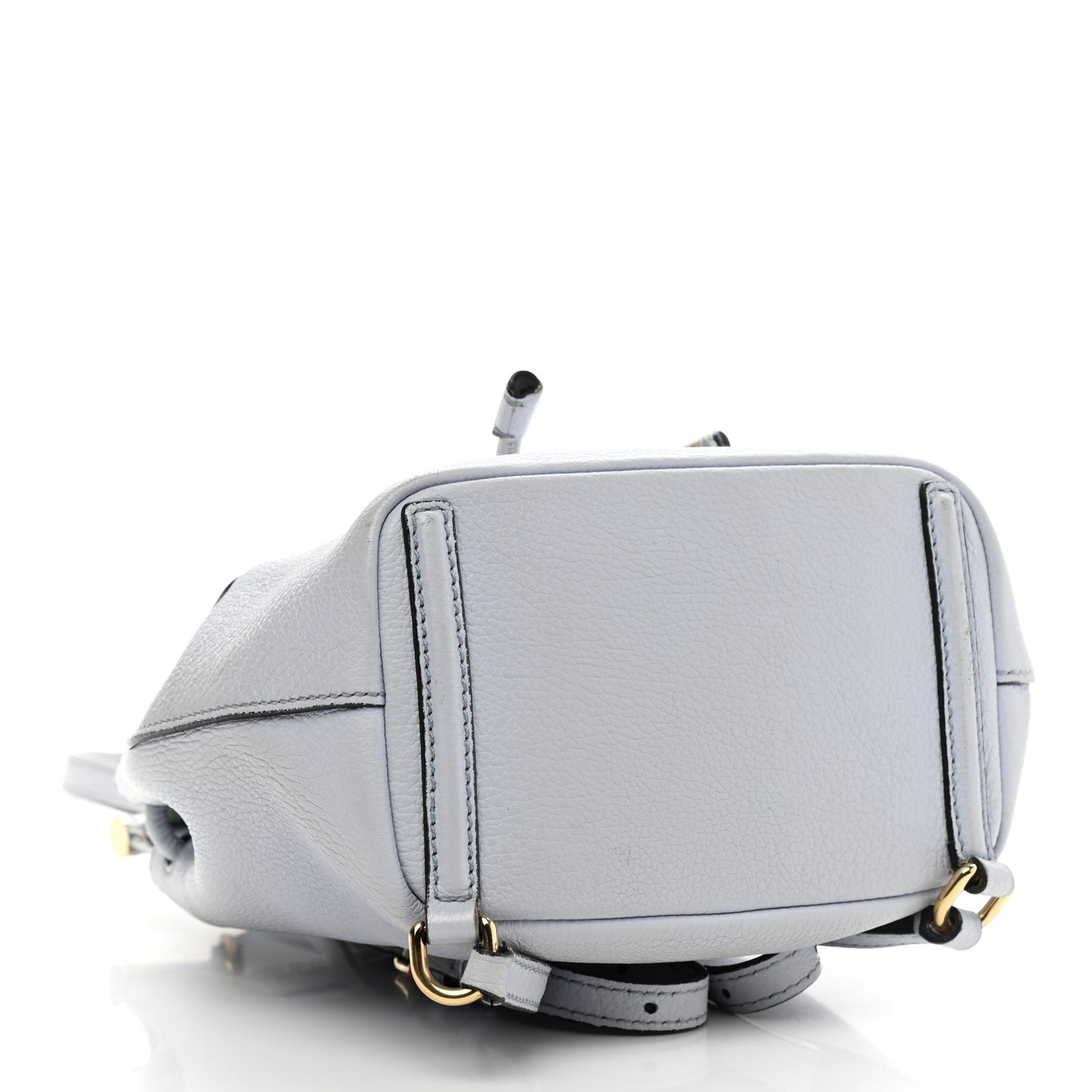 Pebbled Calfskin Sicily Backpack Light Blue