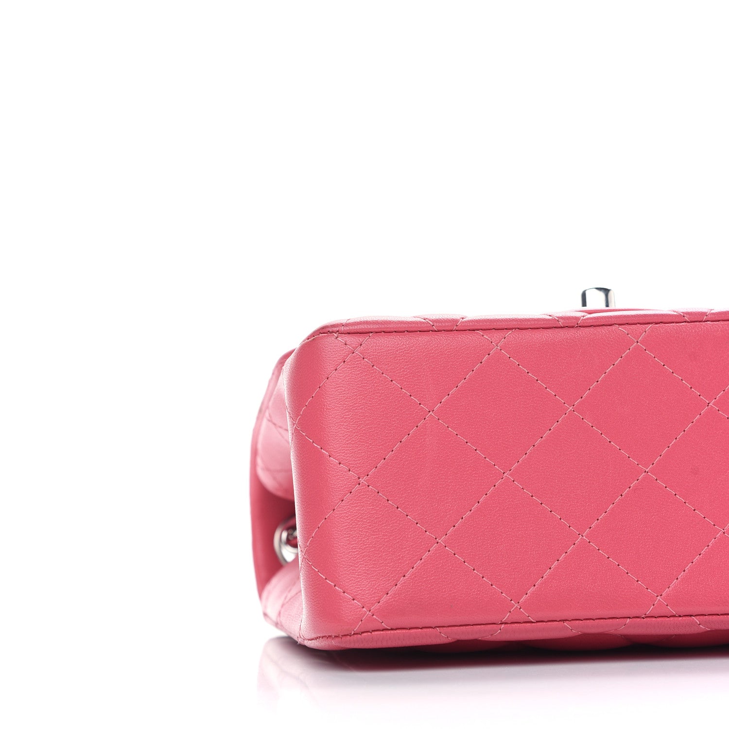 Chanel Lambskin Quilted Mini Square Flap Pink 8 of 10