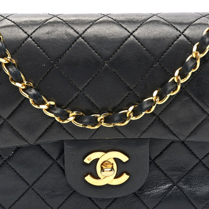 Chanel Lambskin Quilted Small Double Flap Black 8 of 10