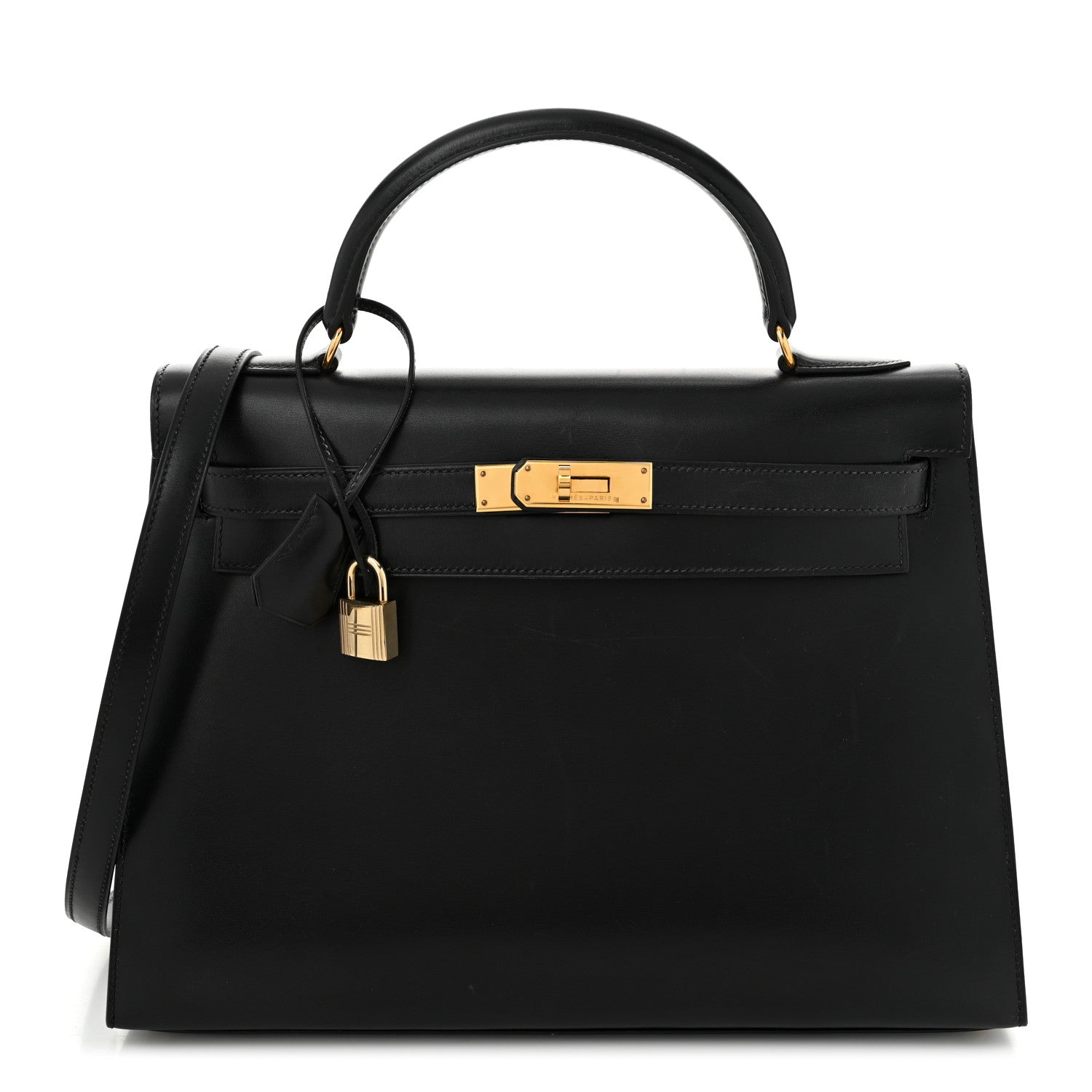 Hermes Box Kelly Sellier 32 Black 1 of 11