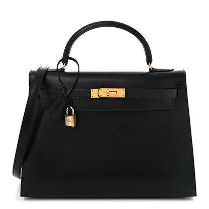 Hermes Box Kelly Sellier 32 Black 1 of 11