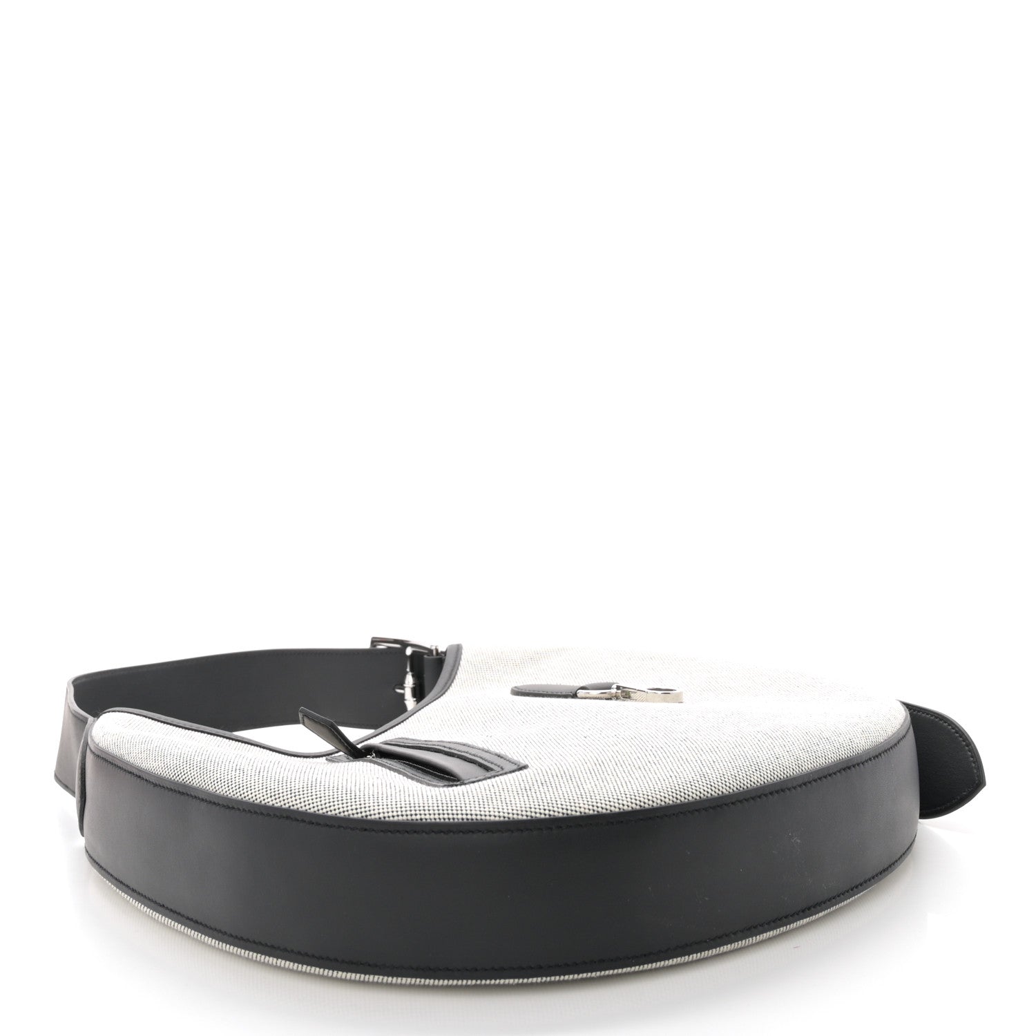 Hermes Canvas Swift Arcon Ecru Black 4 of 12