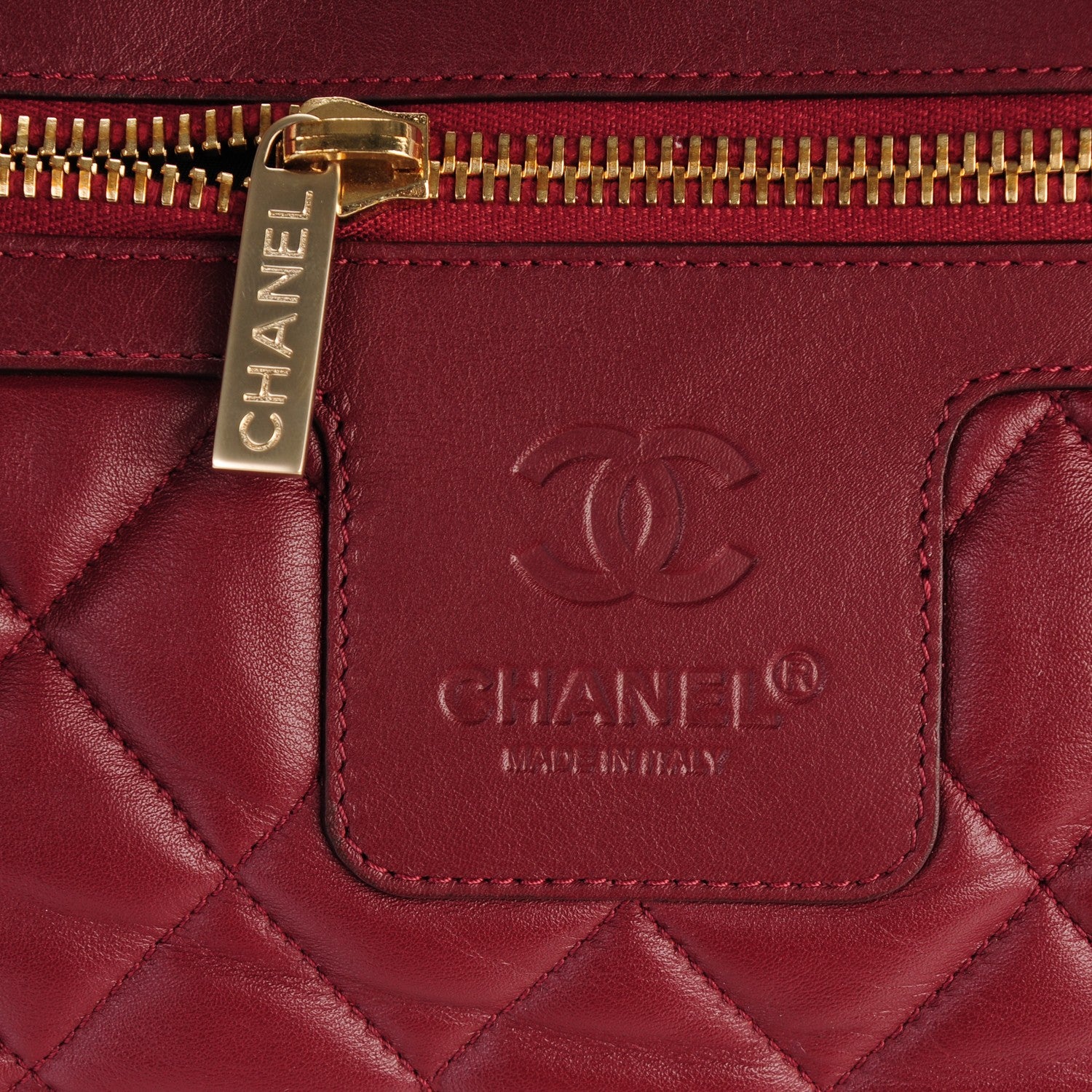Chanel Lambskin Medium Coco Cocoon Reversible Tote Light Gold 5 of 7