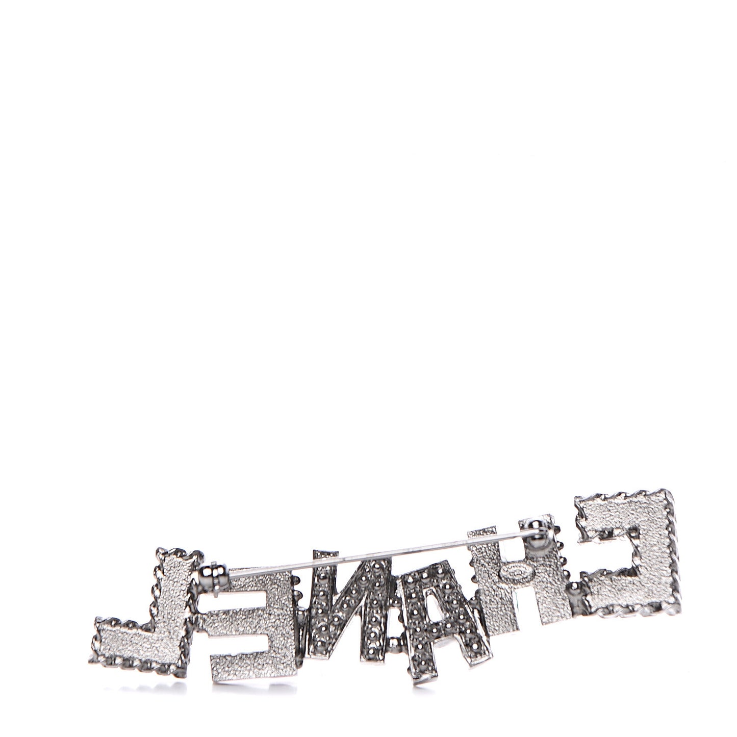 Pearl Enamel Logo Brooch Multicolor