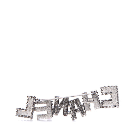 Chanel Pearl Enamel Logo Brooch Multicolor 2 of 4