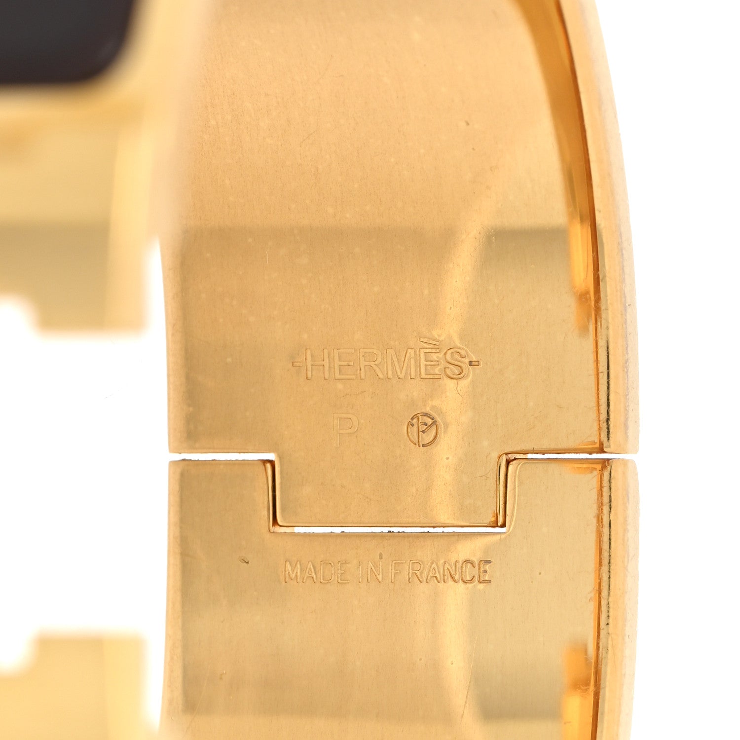 Hermes Enamel Wide Clic Clac H Bracelet PM Chocolate 4 of 4