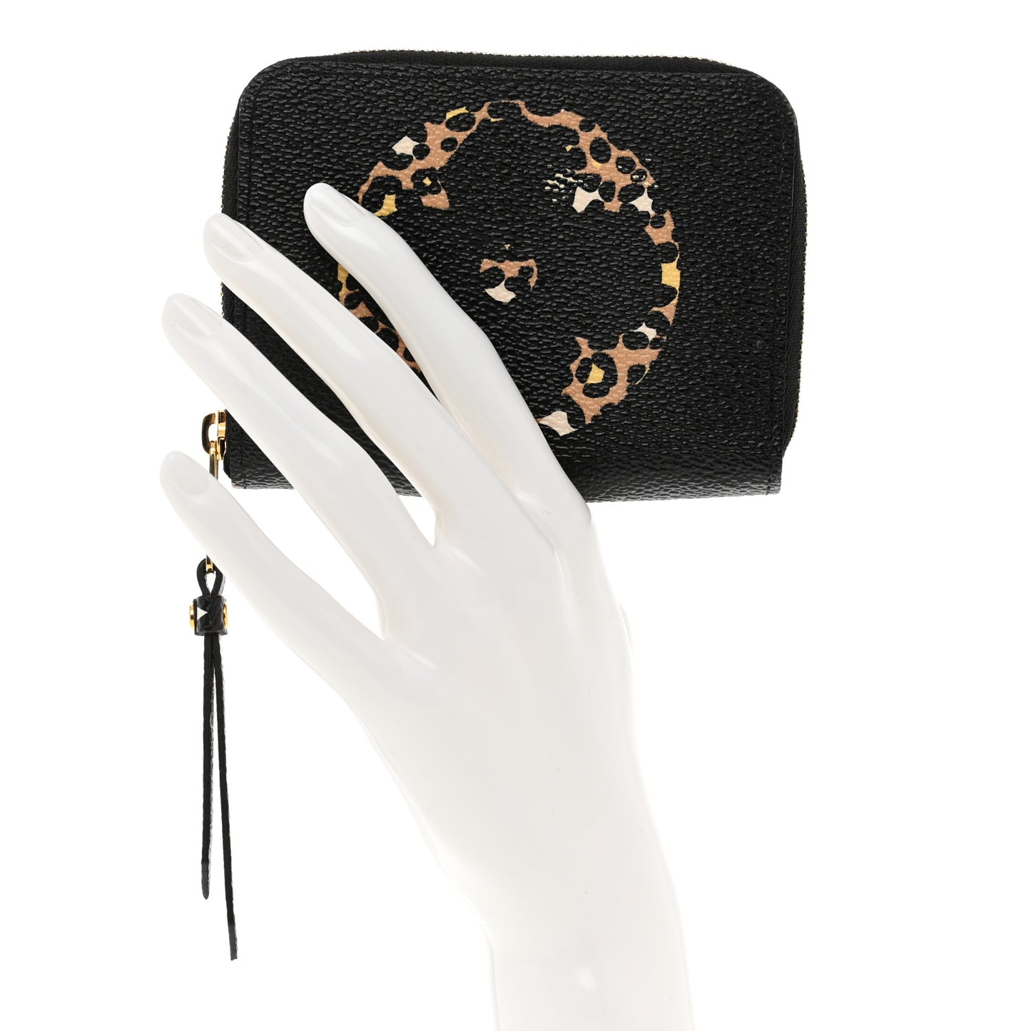 Monogram Giant Jungle Zippy Coin Purse Black