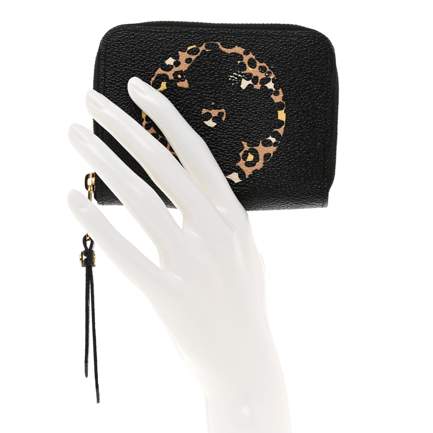 Louis Vuitton Monogram Giant Jungle Zippy Coin Purse Black 2 of 6