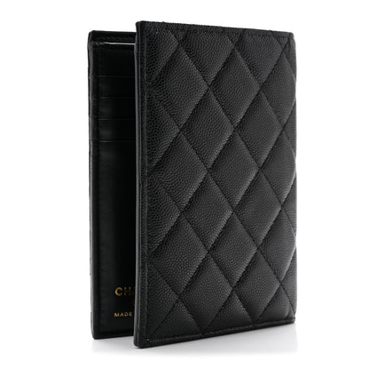 Chanel Caviar Quilted CC Passport Holder Black 3 of 7