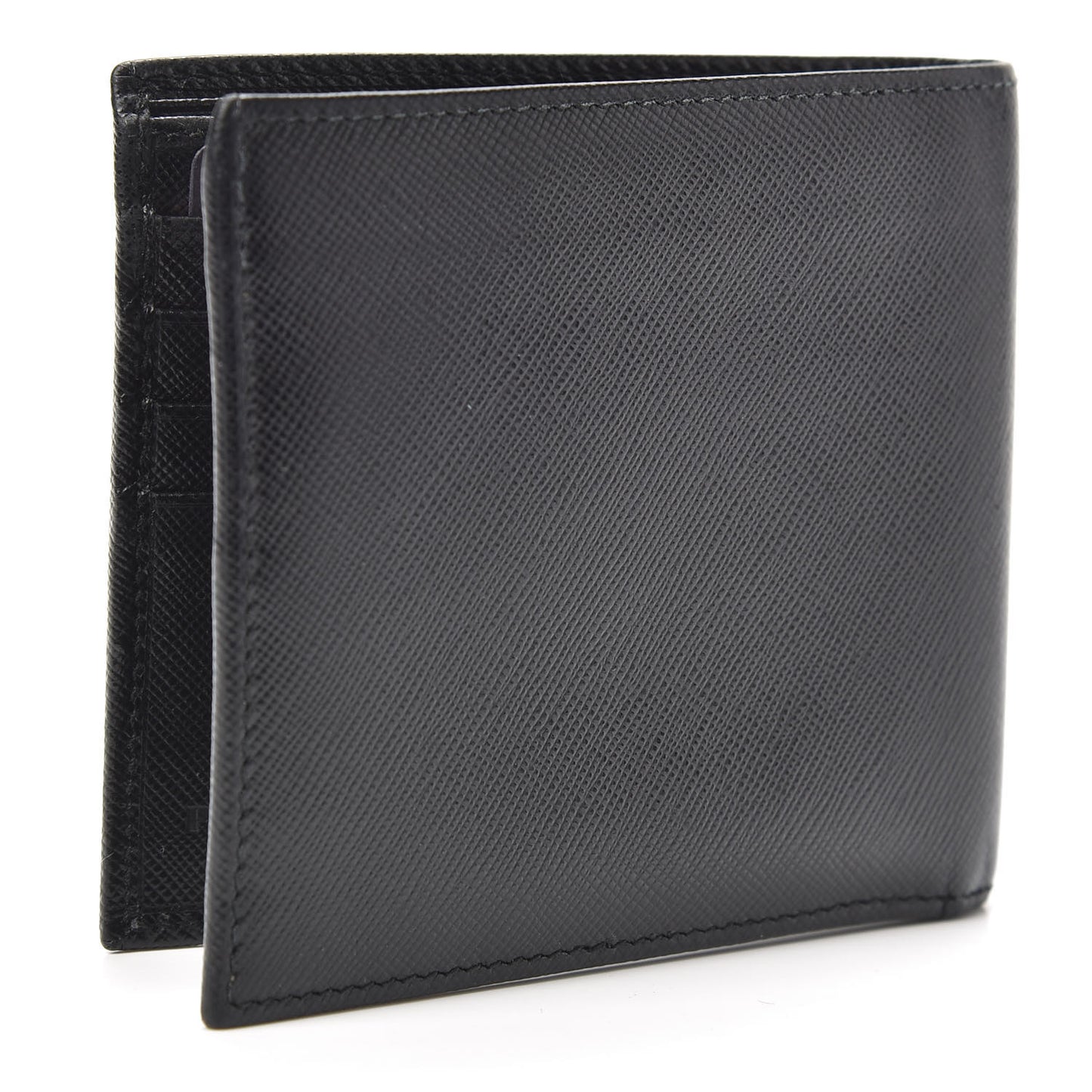 Saffiano Bi-Fold Wallet Black
