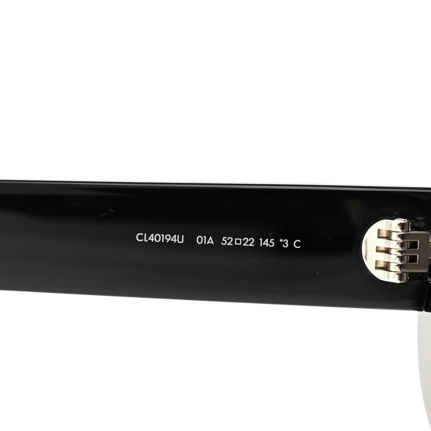 Celine Acetate Triomphe 01 Sunglasses CL 40194U Black 6 of 7