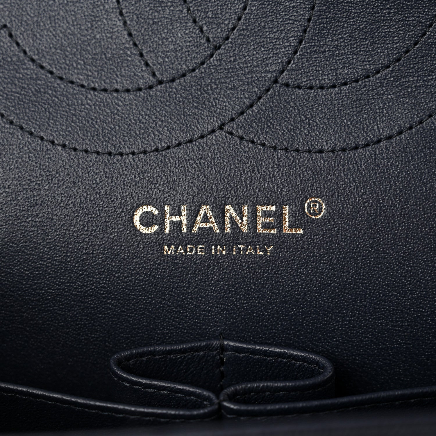 Chanel Caviar Quilted Jumbo Double Flap Navy 6 of 12