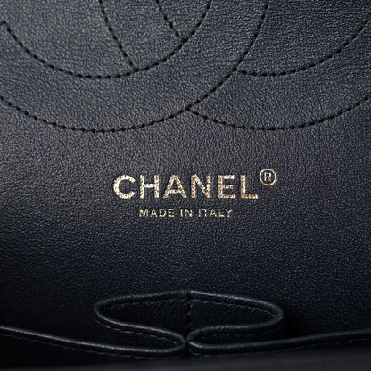 Chanel Caviar Quilted Jumbo Double Flap Navy 6 of 12