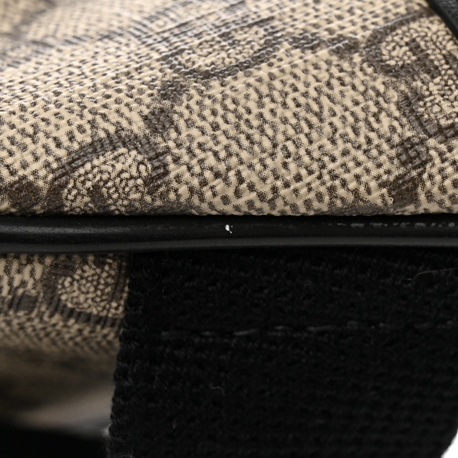 Gucci GG Supreme Monogram Belt Bag Black 12 of 14