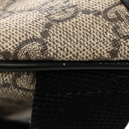 Gucci GG Supreme Monogram Belt Bag Black 12 of 14