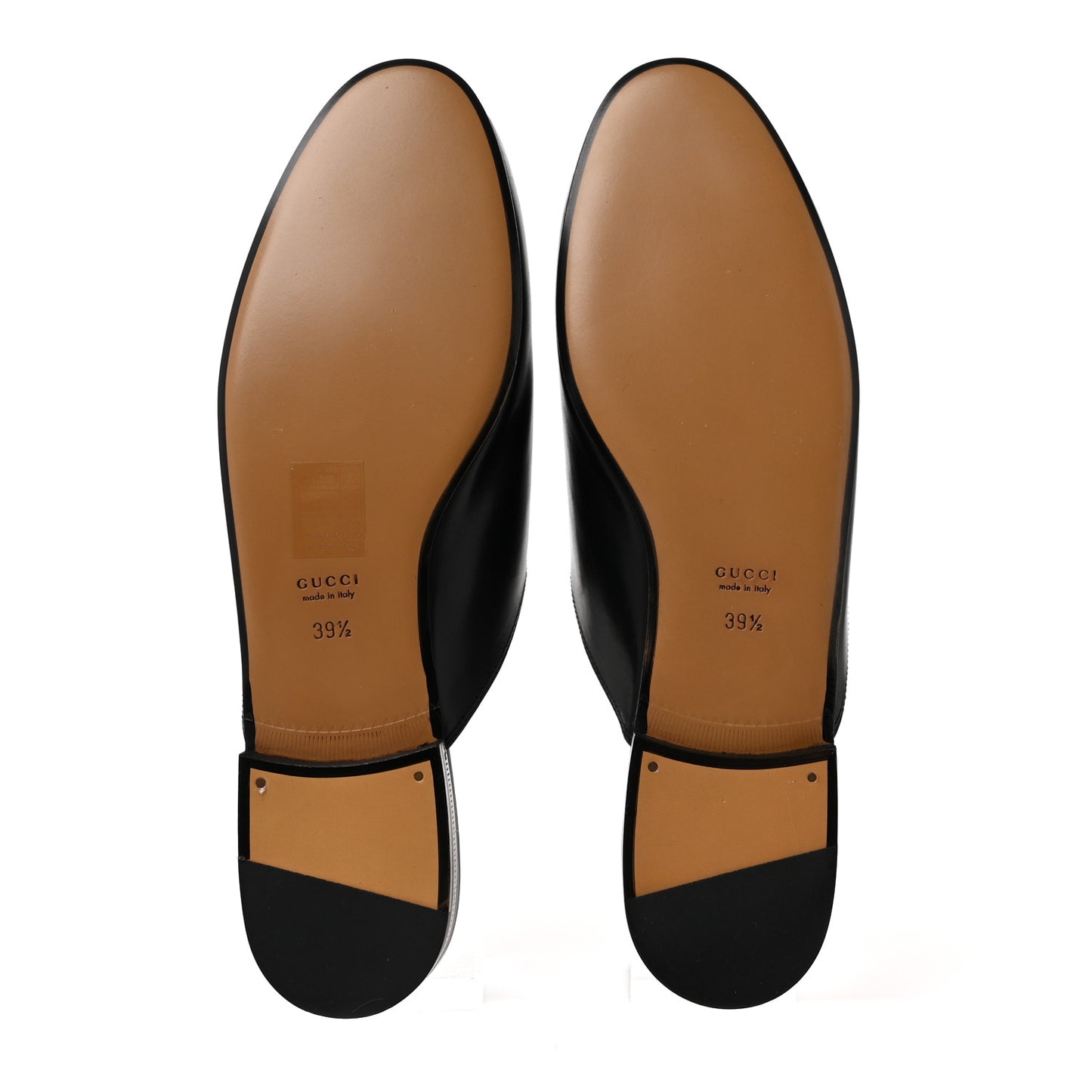 Calfskin Flower Embroidered Princetown Slippers 39.5 Black