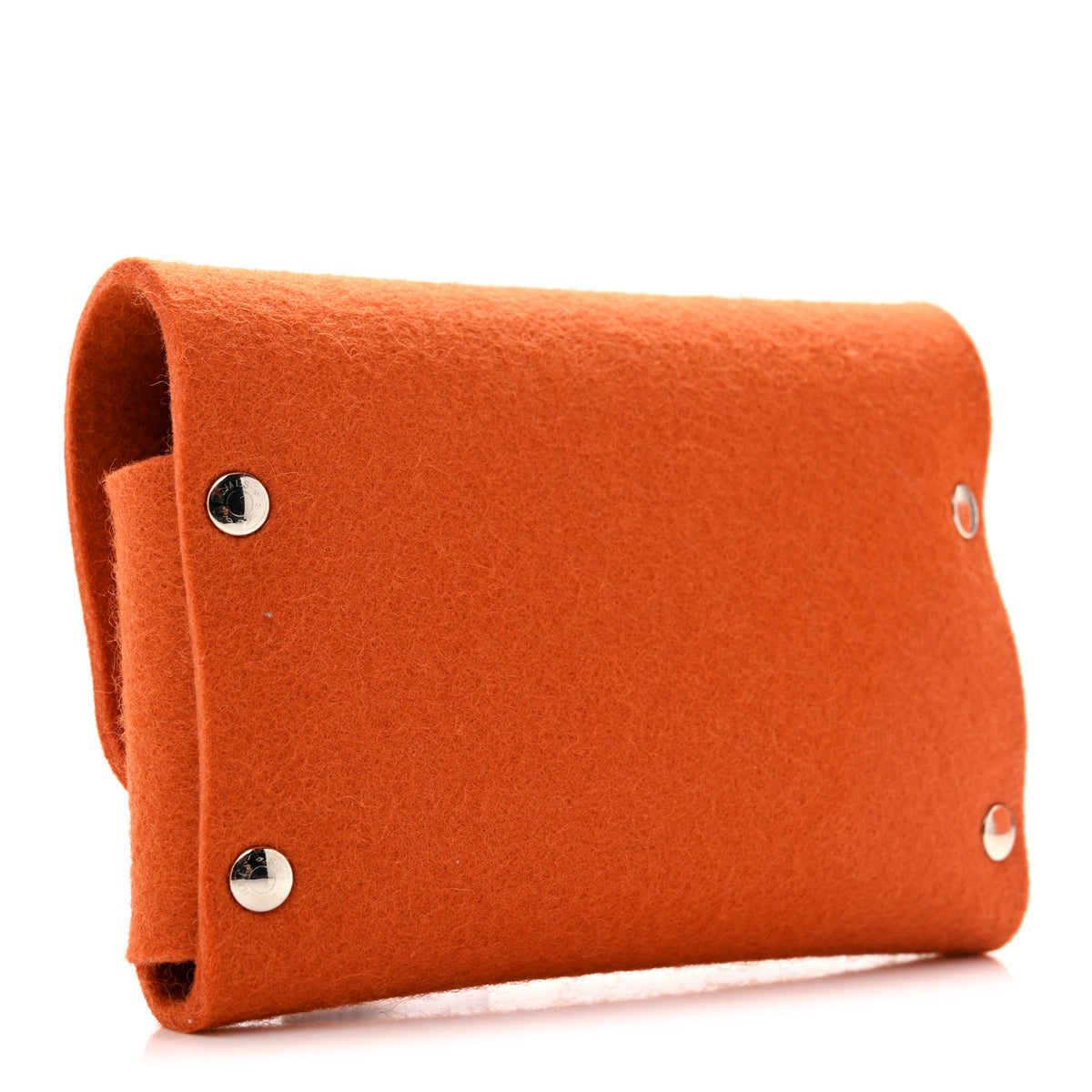 Hermes Felt Mises et Relances Playing Cards Holder Orange 3 of 7