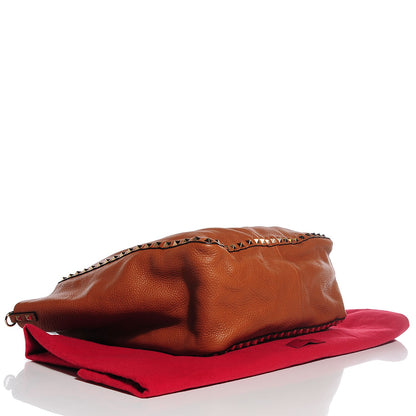 Valentino Garavani Grained Calfskin Medium Rockstud Reversible Tote Parrot Light Cuir 5 of 8