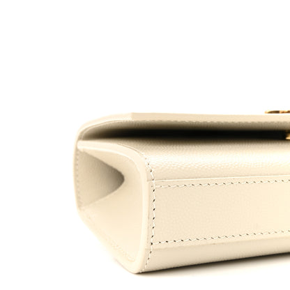 Saint Laurent Grain De Poudre Monogram Kate Belt Bag Crema Soft 14 of 17