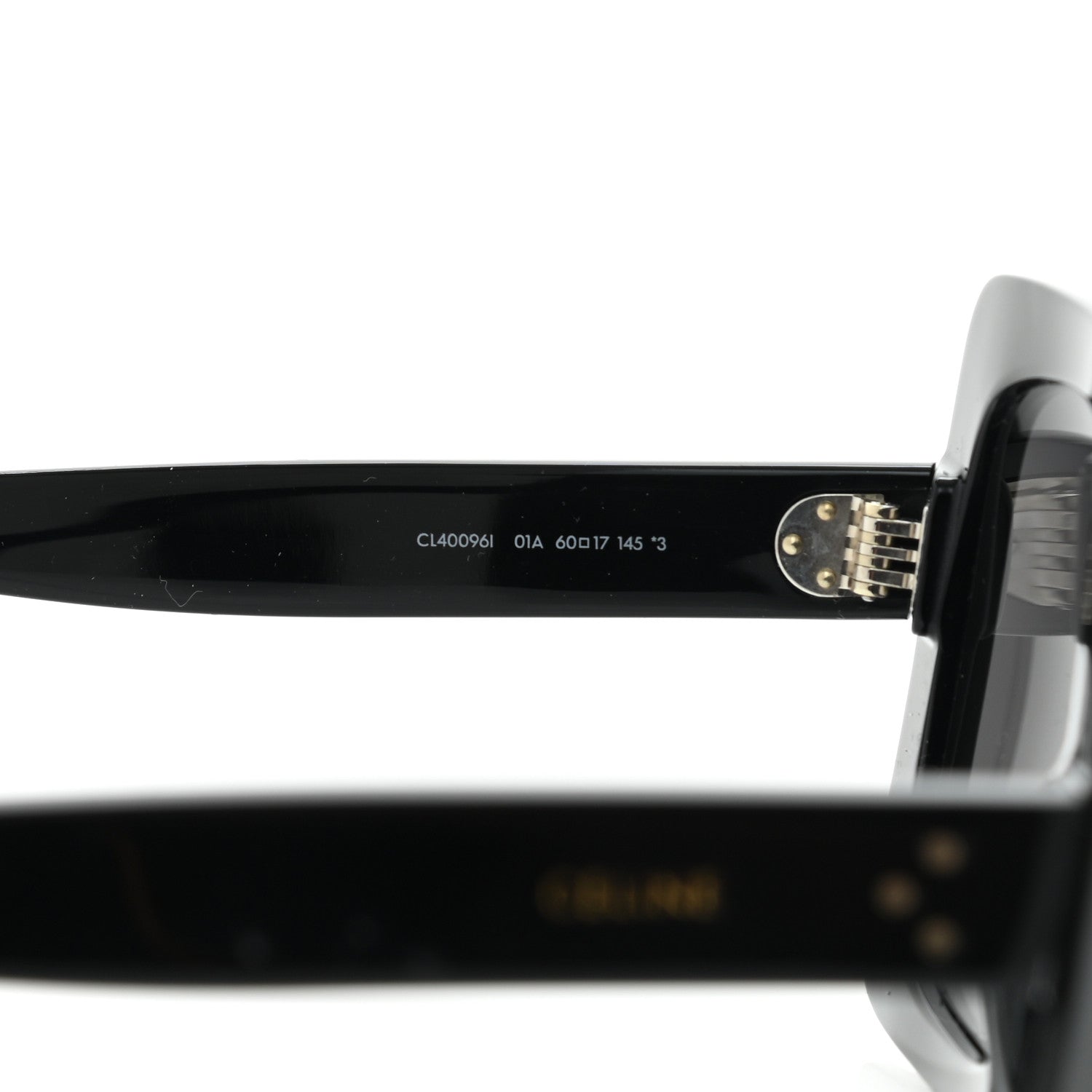 Celine Acetate Sunglasses CL40091I Black 6 of 7