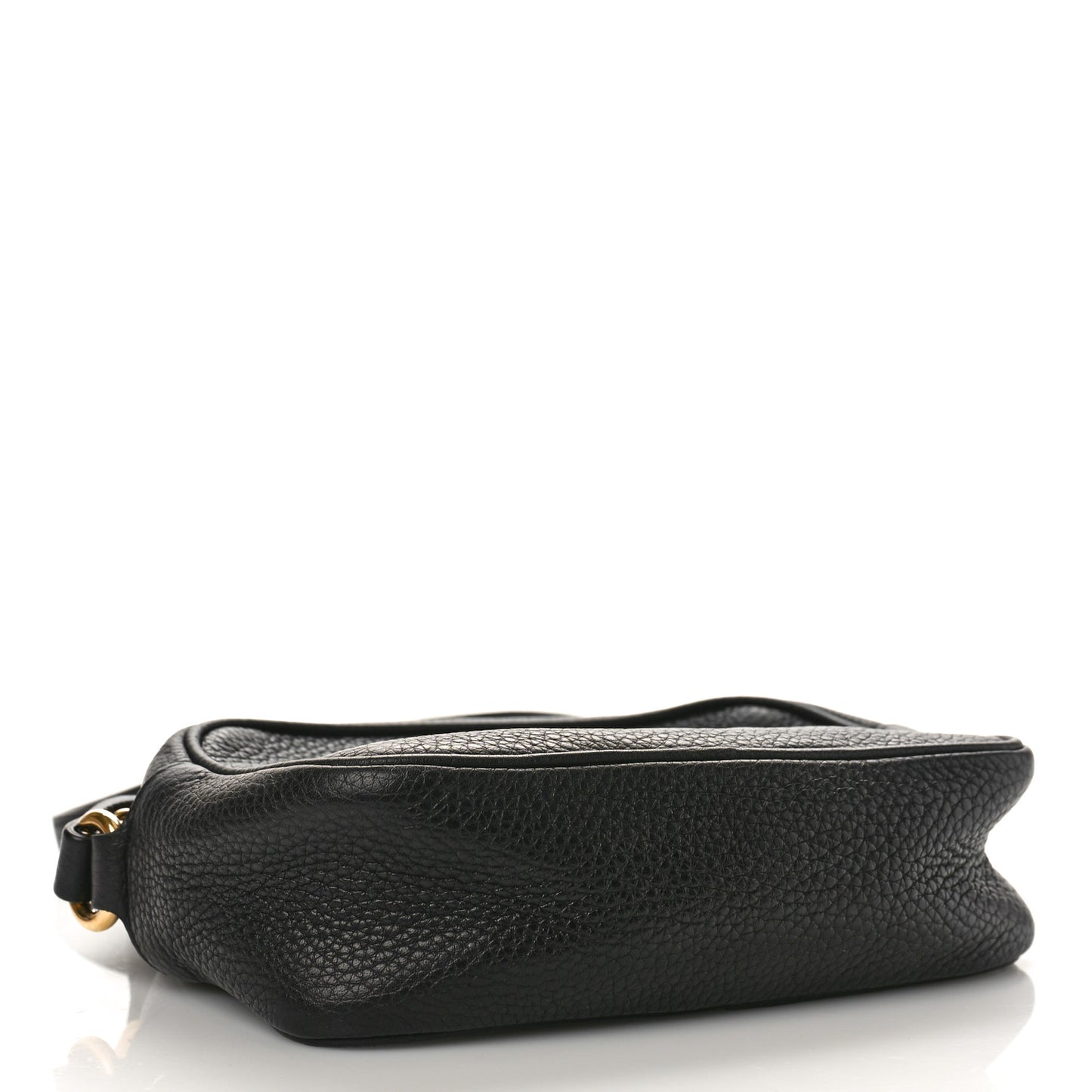 Pebbled Calfskin Mini Soho Disco Bag Black