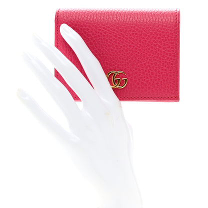 Gucci Dollar Calfskin GG Marmont Card Case Box Pink 2 of 9