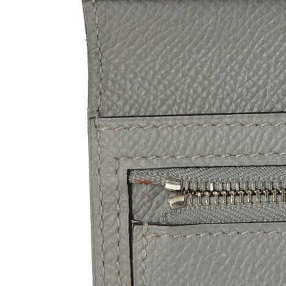 Hermes Epsom Bearn Gusset Wallet Gris Mouette 9 of 11