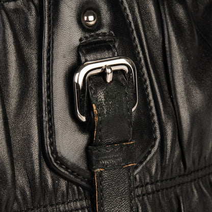 Prada Nappa Gaufre Shopping Satchel Black 10 of 10