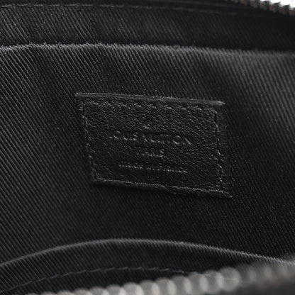 Louis Vuitton Calfskin Monogram Shadow Trio Messenger Black 8 of 11