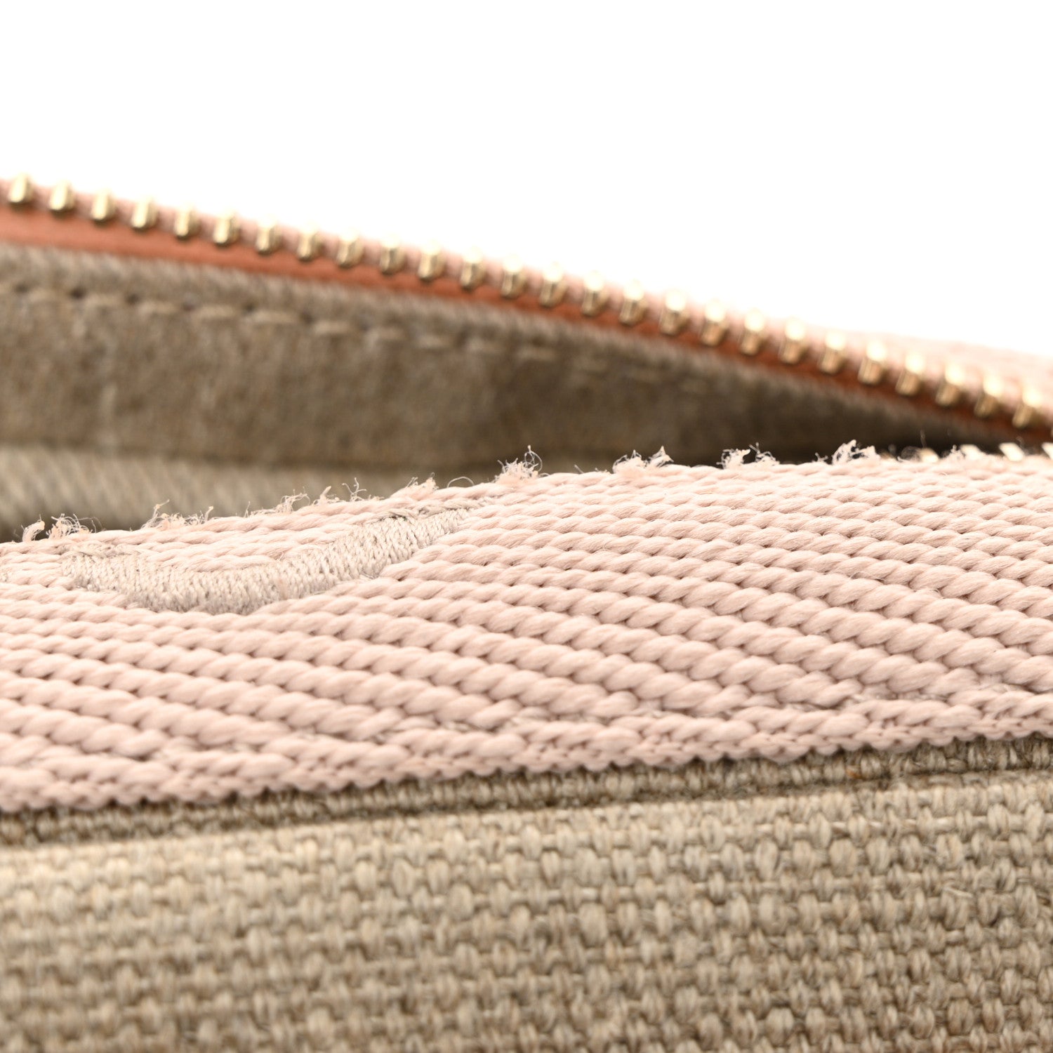 Chloe Linen Woody Belt Bag Blush Beige 11 of 11
