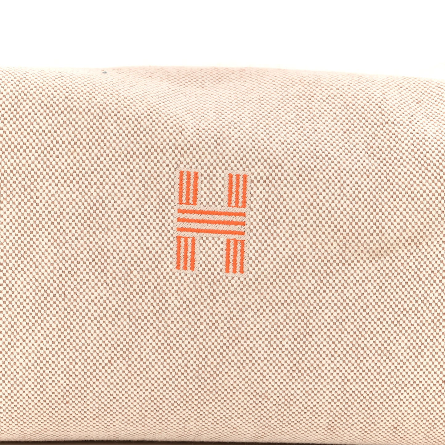 Canvas Large Bride-A-Brac Pouch Natural Orange