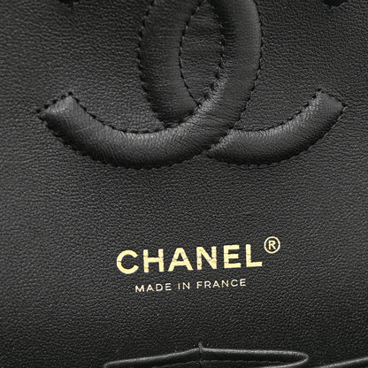 Chanel Tweed Quilted Medium Double Flap Dark Purple 6 of 10