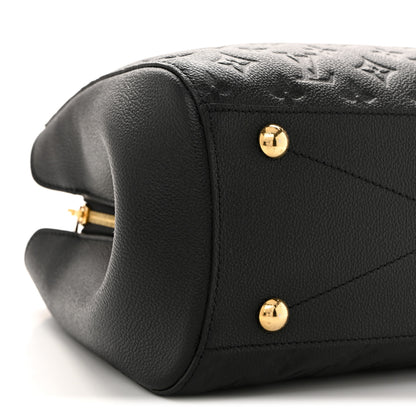 Louis Vuitton Empreinte Montaigne MM Black 10 of 12