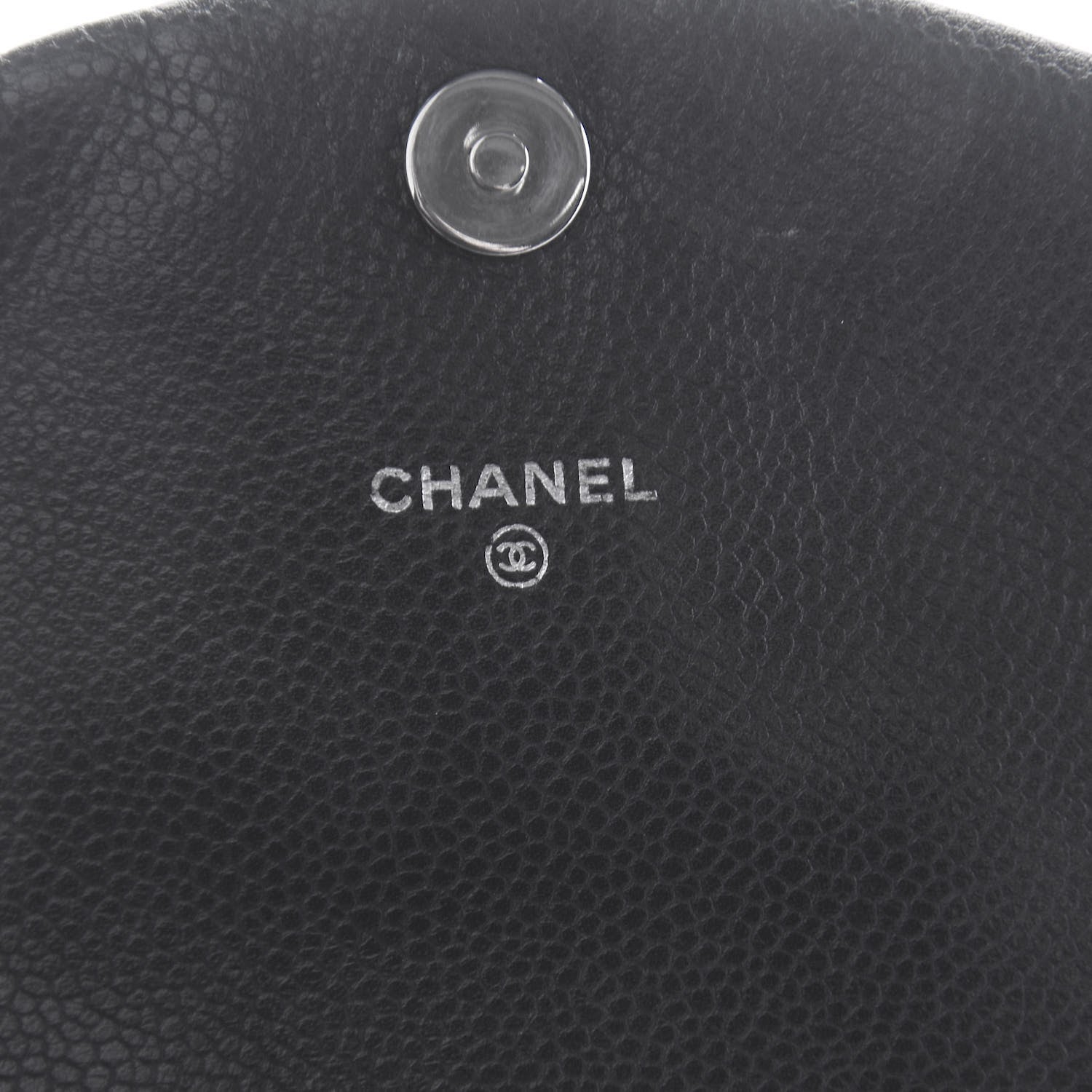 Chanel Caviar Half Moon Wallet On Chain WOC Black 8 of 11