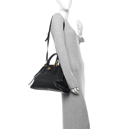 Gucci Calfskin Medium Re(Belle) Top Handle Bag Black 2 of 11