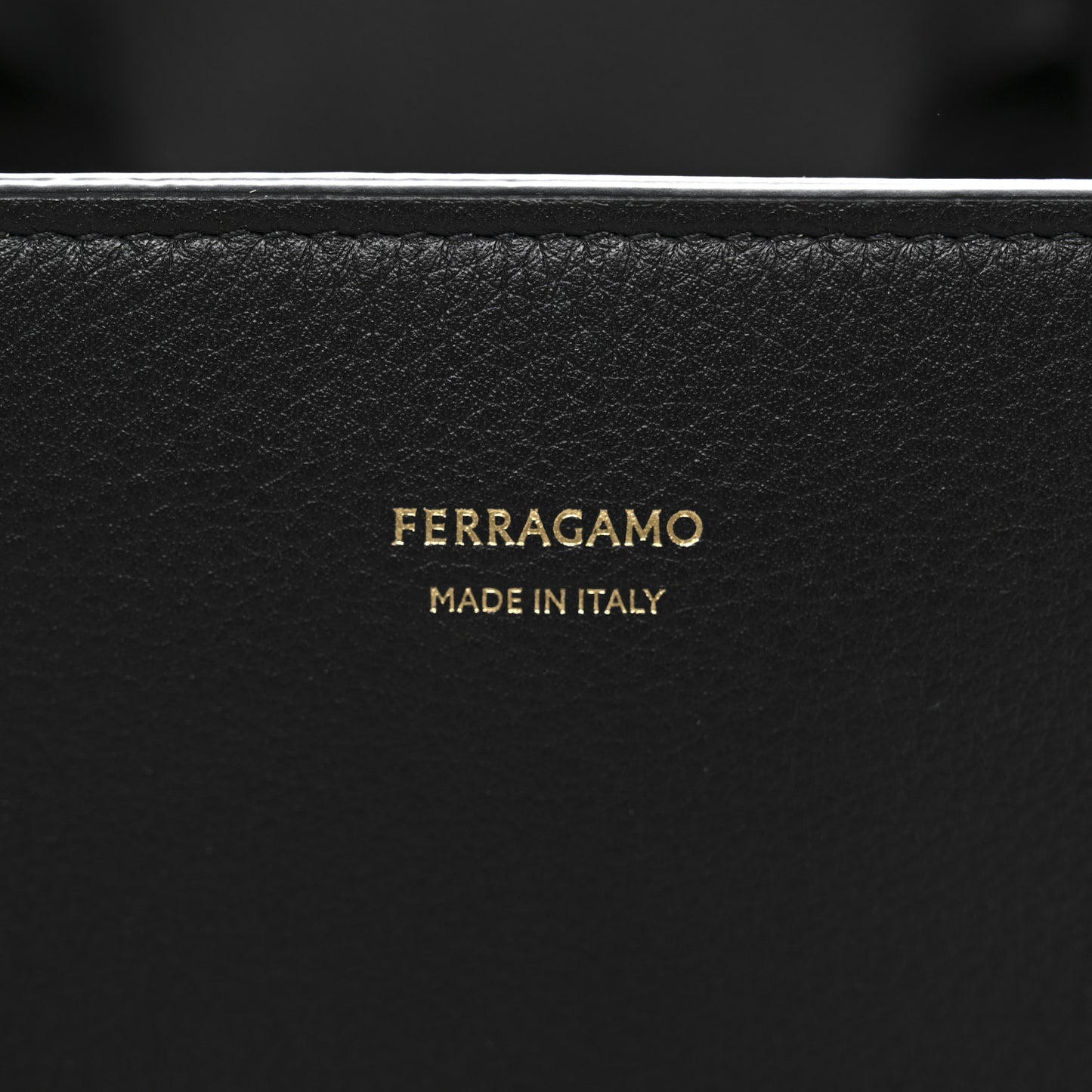 Calfskin Small Hug Bag Black