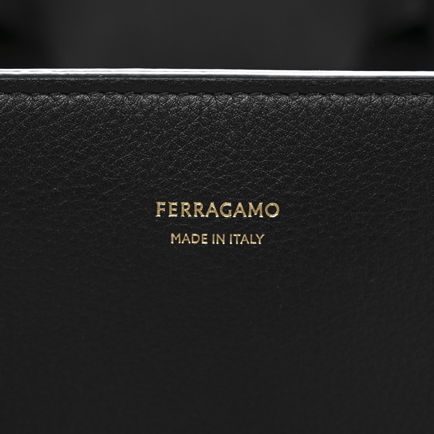 Salvatore Ferragamo Calfskin Small Hug Bag Black 6 of 10