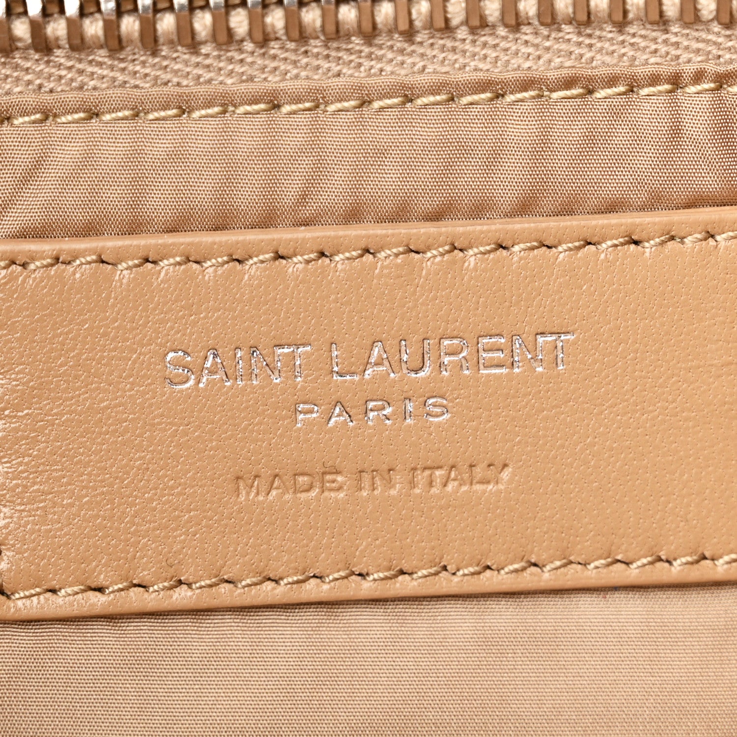 Saint Laurent Econyl Nylon Le 5 A 7 Hobo Bog Light Cork 6 of 10