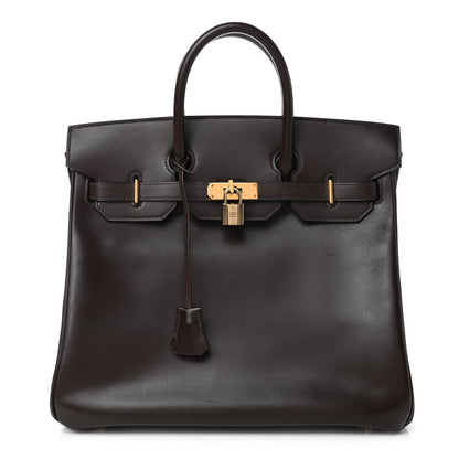 Hermes Box HAC Birkin 32 Chocolate 1 of 9