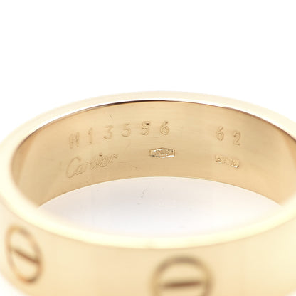 Cartier 18K Yellow Gold 5.5mm LOVE Ring 62 10 4 of 4